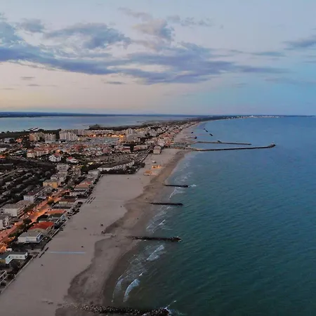 Horizon D'or, Couche De Soleil, Carnon Plage *